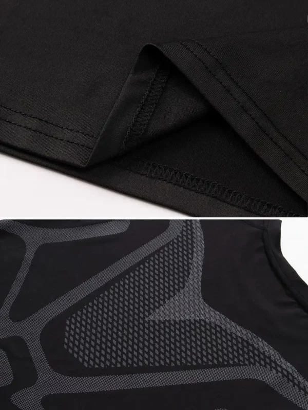 Camiseta deportiva de manga larga y compresión transpirable para hombres - Imagen 5