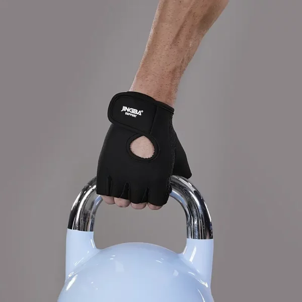 1 Par de Guantes Deportivos Antideslizantes Ajustables para Levantamiento de Pesas y Ciclismo - Imagen 2