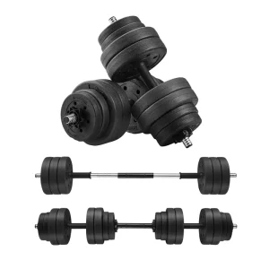Juego de Mancuernas Ajustables 2 en 1 de 30 kg