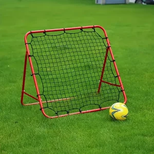 Red de Rebote para Fútbol sin Soporte - Entrenador Ajustable con 20 Correas Elásticas