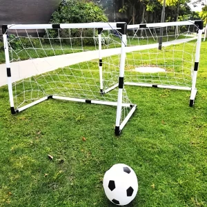 Juego de Portero Plegable para Fútbol de 2 Piezas