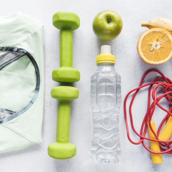 organized-layout-with-healthy-lifestyle-items organized-layout-with-healthy-lifestyle-items